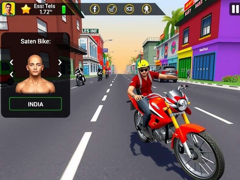 Bollywood Bike Blitz India download statistics and regional popularity map